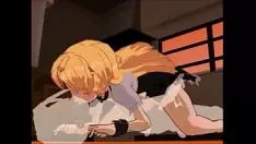 Afspelen Hentai huishoudster blond heet (rode step-ins) - 3D gebruik juffrouw