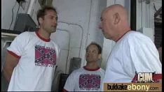 Reproducir ébano árbol Cum slattern hottie bukkake partido político 5