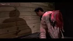 Play Tattooed red-header doing oceanic abysstrswearing