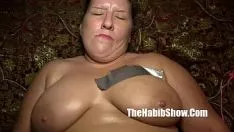 تشغيل نما غير المهنية من مكان مارس الجنس وسط جبهة مورو تبييض بلد pawg حو