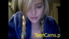 تشغيل Adolescentcams.pw كاميرا ويب غير محترفة شقراء وحدها